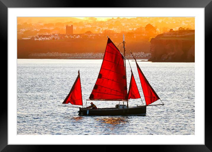 Torbay Boat Framed Mounted Print by Alison Chambers