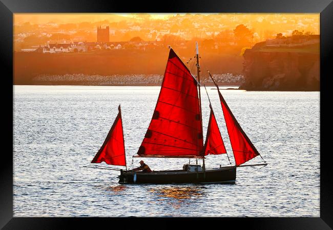 Torbay Boat Framed Print by Alison Chambers