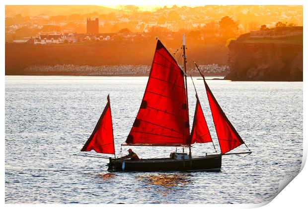 Torbay Boat Print by Alison Chambers