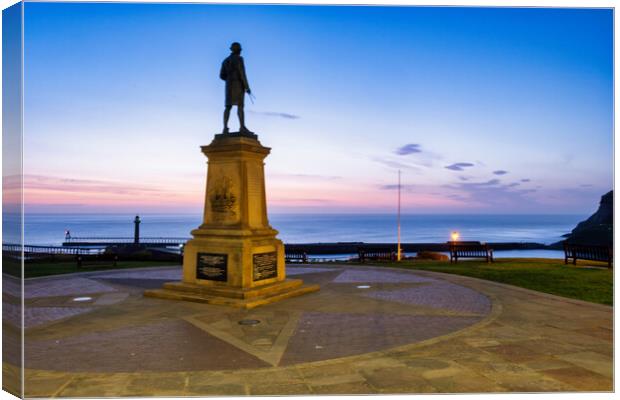 Captain Cook Monument Canvas Print by Steve Smith