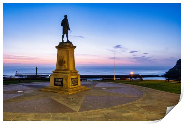 Captain Cook Monument Print by Steve Smith