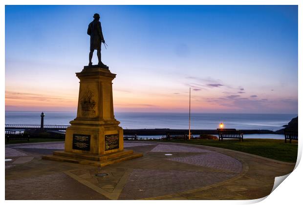 Captain Cook Monument Print by Steve Smith