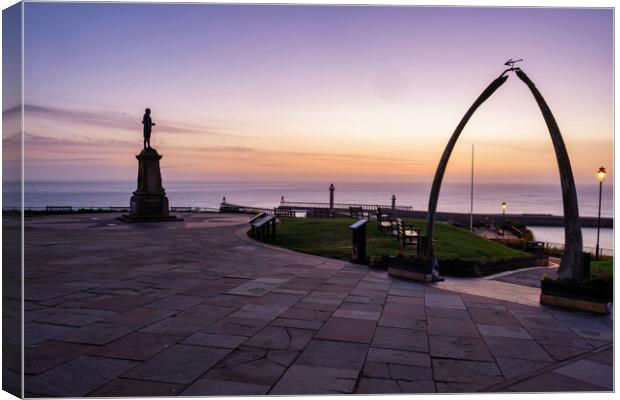 Majestic Sunrise at Captain Cook Monument Canvas Print by Steve Smith