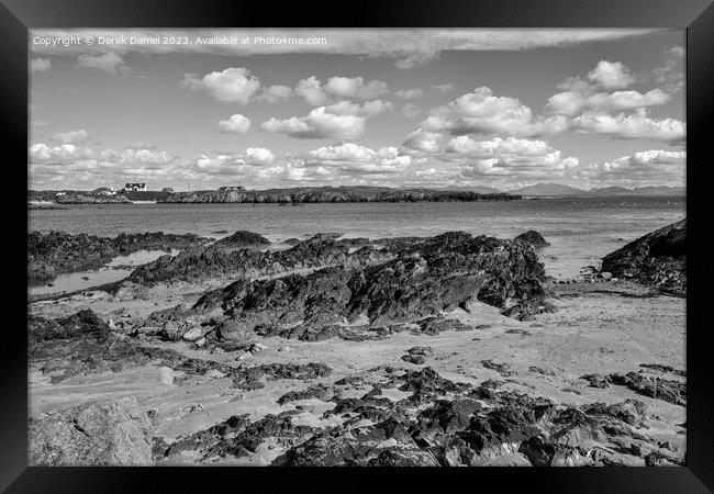 Serenity on the Welsh Coast Framed Print by Derek Daniel