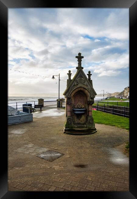 The Filey Water Fountain Framed Print by Steve Smith