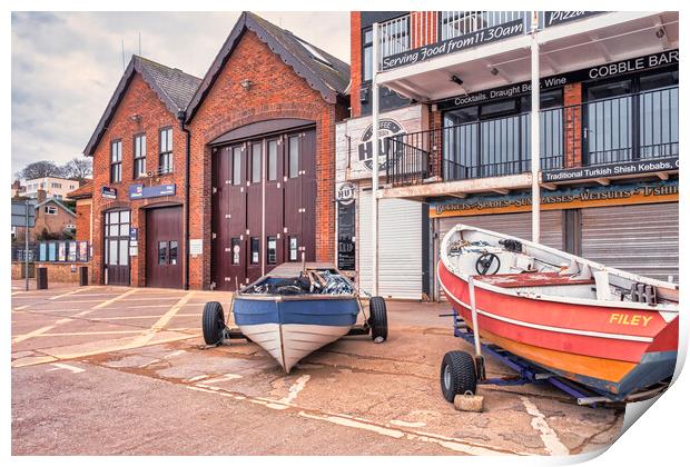 Filey Lifeboat Station Print by Tim Hill