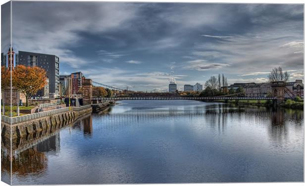 River Clyde Canvas Print by Sam Smith