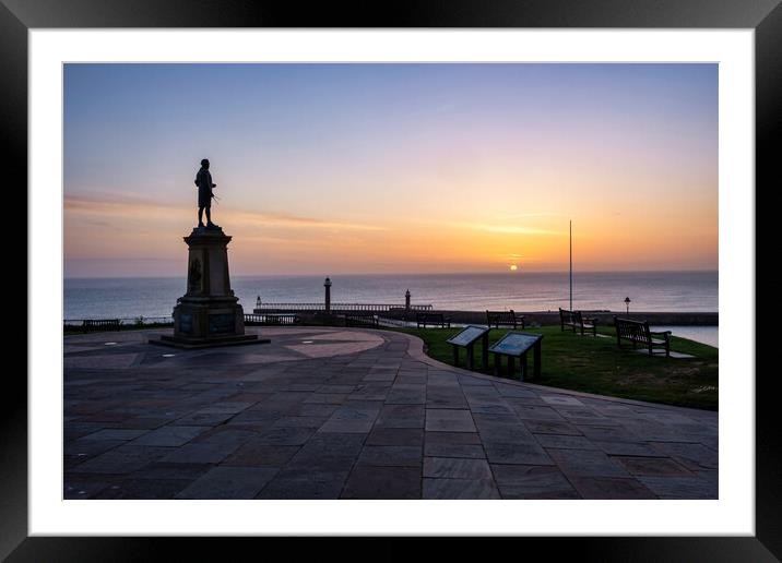 Captain Cook Monument Framed Mounted Print by Steve Smith