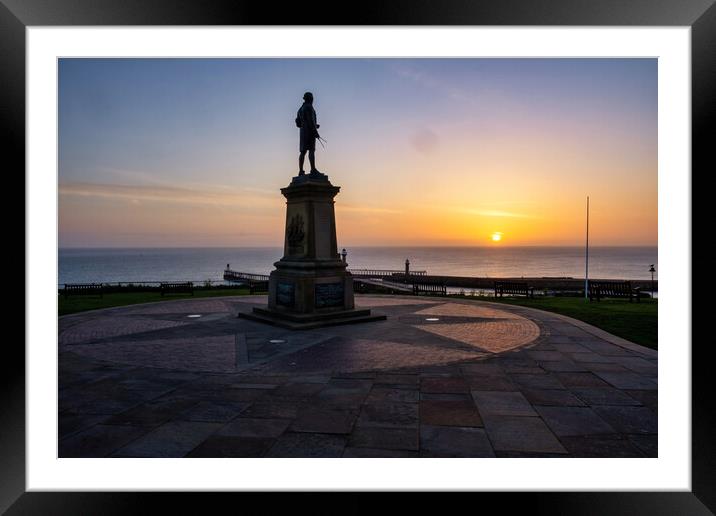 Captain Cook Monument Framed Mounted Print by Steve Smith