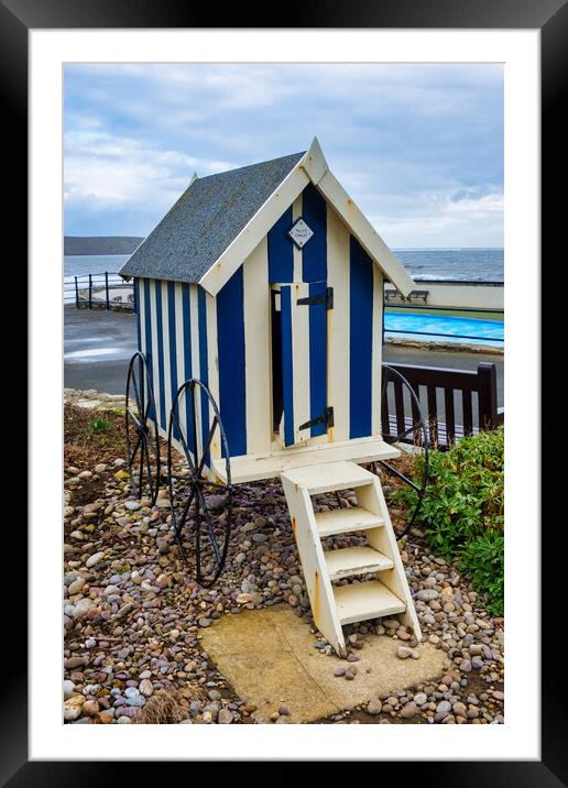 Filey Bathing Machine Framed Mounted Print by Steve Smith