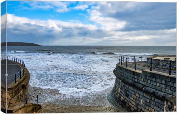 Filey in North Yorkshire Canvas Print by Steve Smith