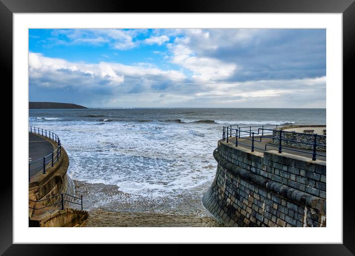 Filey in North Yorkshire Framed Mounted Print by Steve Smith