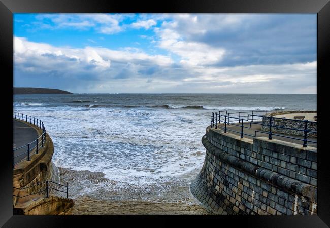 Filey in North Yorkshire Framed Print by Steve Smith