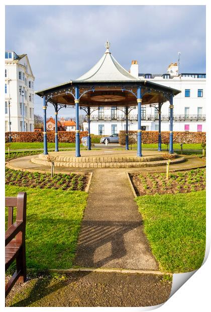 The Filey Bandstand Print by Steve Smith
