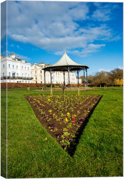 The Filey Bandstand Canvas Print by Steve Smith