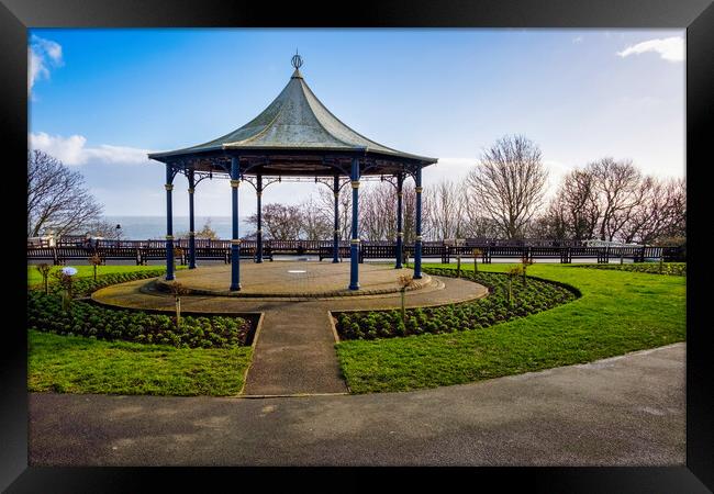The Filey Bandstand Framed Print by Steve Smith