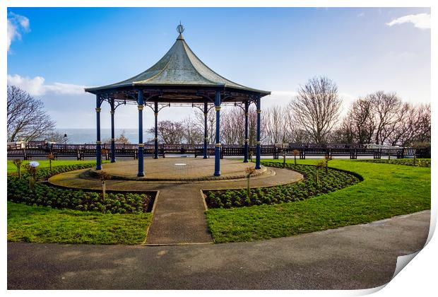 The Filey Bandstand Print by Steve Smith