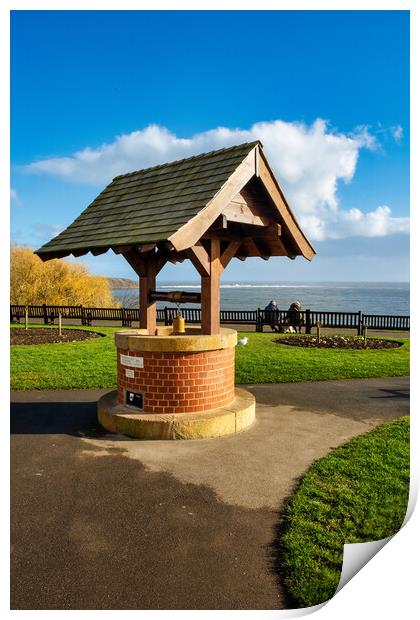 Magical Filey Wishing Well Print by Steve Smith