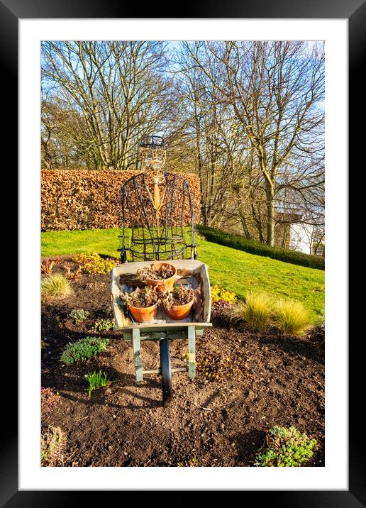 The Gardeners Lot Filey Framed Mounted Print by Steve Smith