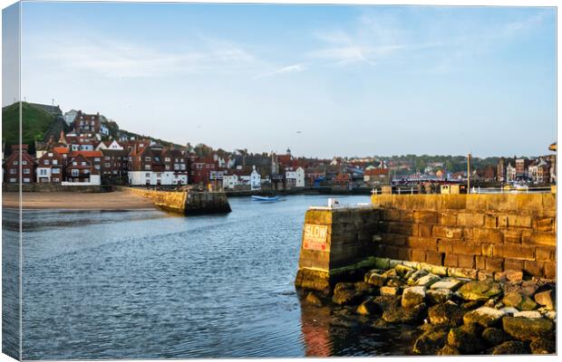 Whitby North Yorkshire Canvas Print by Steve Smith