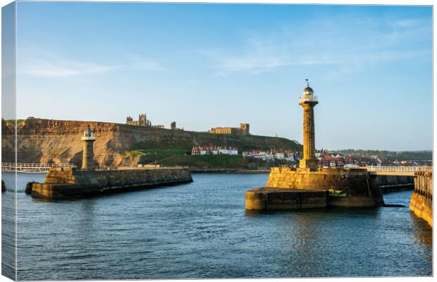 Welcome To Whitby Canvas Print by Steve Smith