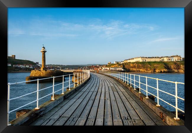 Whitby North Yorkshire Framed Print by Steve Smith