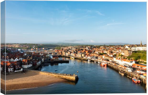 Whitby Canvas Print by Steve Smith