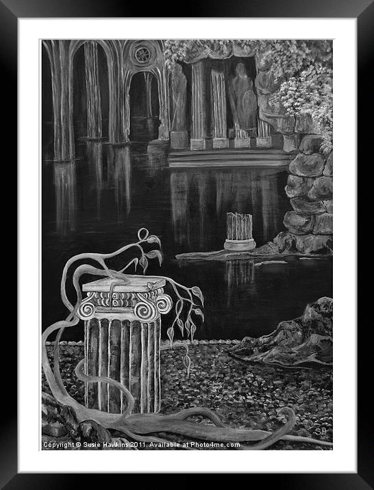 Palace of Poseidon Framed Mounted Print by Susie Hawkins
