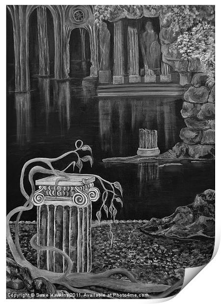 Palace of Poseidon Print by Susie Hawkins