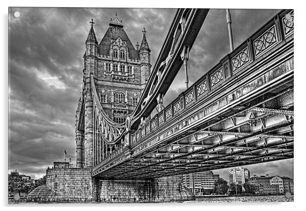 Tower Bridge - London Acrylic by Alice Gosling
