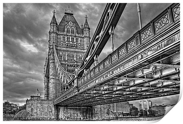 Tower Bridge - London Print by Alice Gosling
