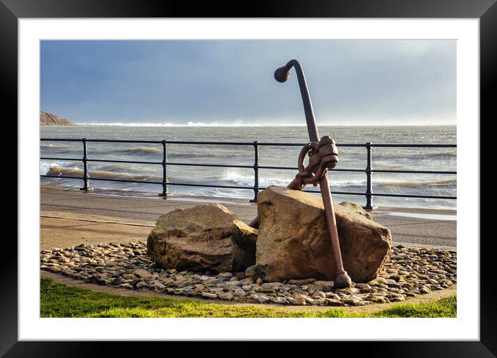 The Majestic Rusty Anchor Framed Mounted Print by Tim Hill