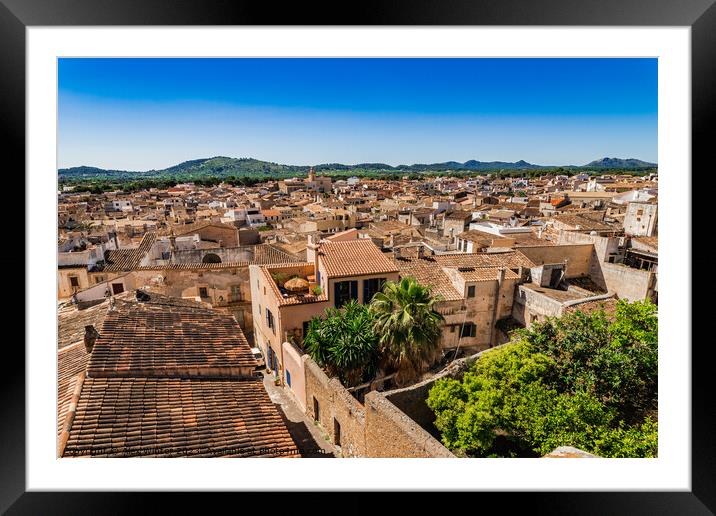 Over the roofs of the old town of Arta Framed Mounted Print by Alex Winter
