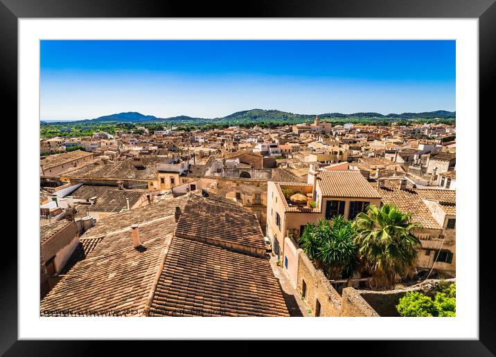 The old town of Arta Framed Mounted Print by Alex Winter