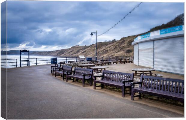 Filey Royal Parade Canvas Print by Tim Hill