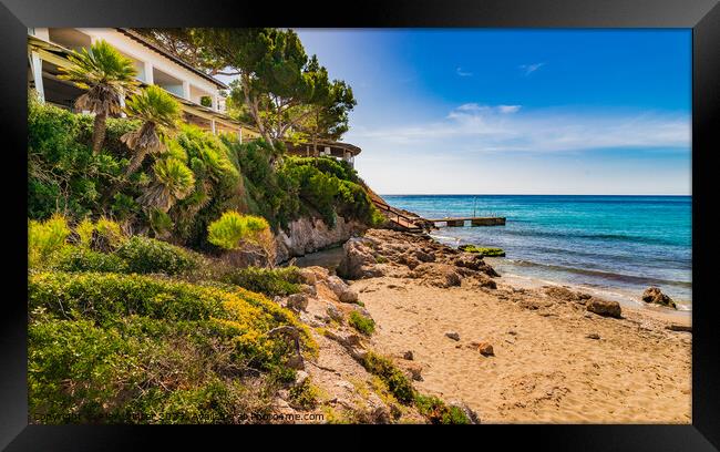 Majorca beach of Canyamel  Framed Print by Alex Winter