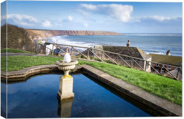 Filey Crescent Gardens Canvas Print by Tim Hill