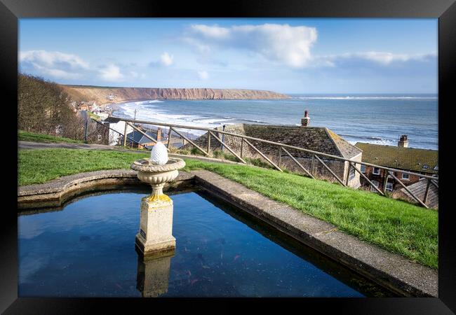 Filey Crescent Gardens Framed Print by Tim Hill