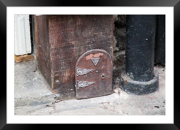 Faries, Pixies, or a Goblin Door Framed Mounted Print by GJS Photography Artist