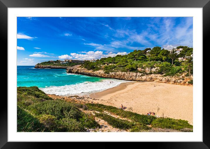 Cala Anguila Mallorca  Framed Mounted Print by Alex Winter