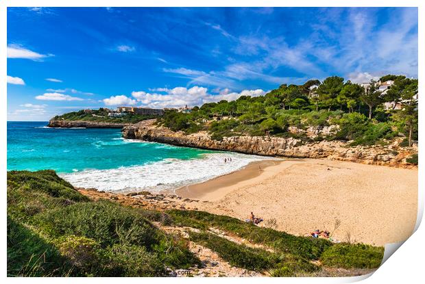 Cala Anguila Mallorca  Print by Alex Winter