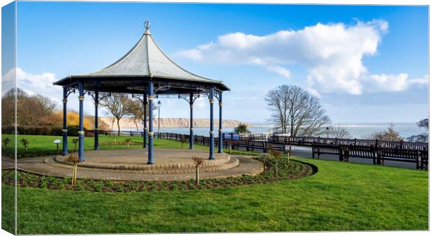 Filey Bandstand Canvas Print by Tim Hill