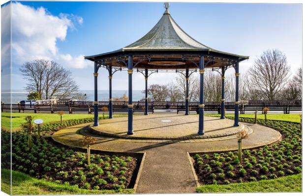Filey Bandstand Canvas Print by Tim Hill