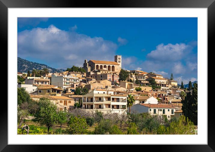Selva on Mallorca Framed Mounted Print by Alex Winter