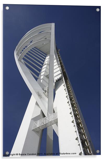 Spinnaker Tower Acrylic by Bernie Condon