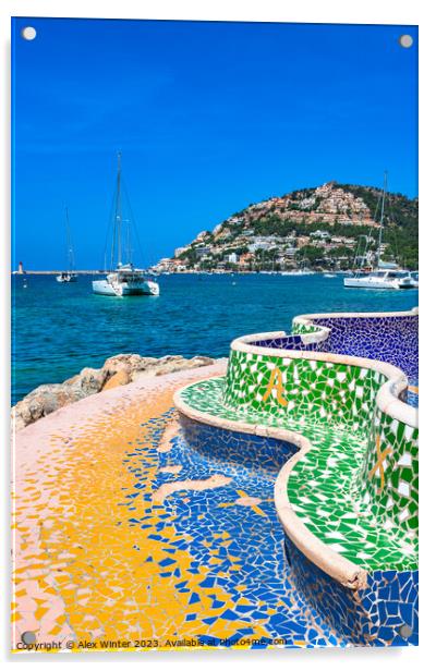 Port de Andratx, Majorca Acrylic by Alex Winter