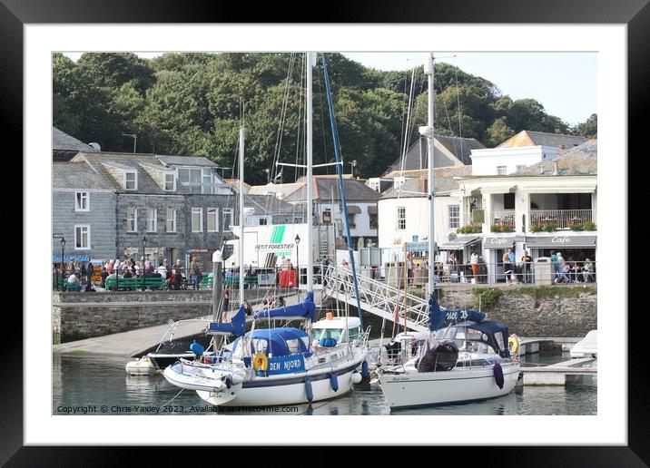 Padstow Harbour, Cornwall Framed Mounted Print by Chris Yaxley