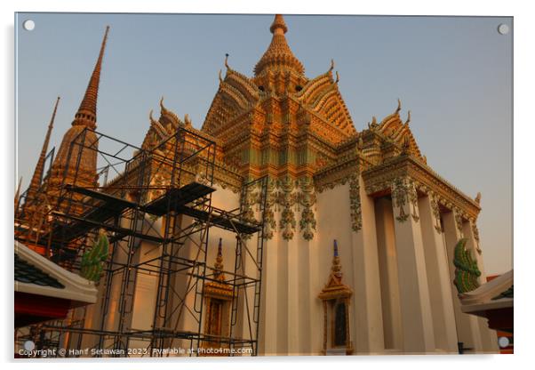Phra Mondop at Wat Pho is the library hall for Bud Acrylic by Hanif Setiawan