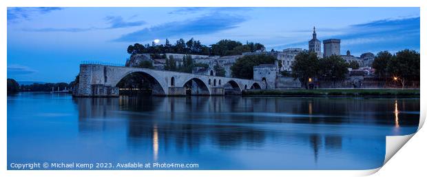 Le Pont d'Avignon  Print by Michael Kemp