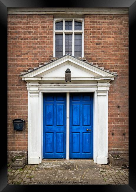 The Blue Entrance of History Framed Print by Jeremy Sage